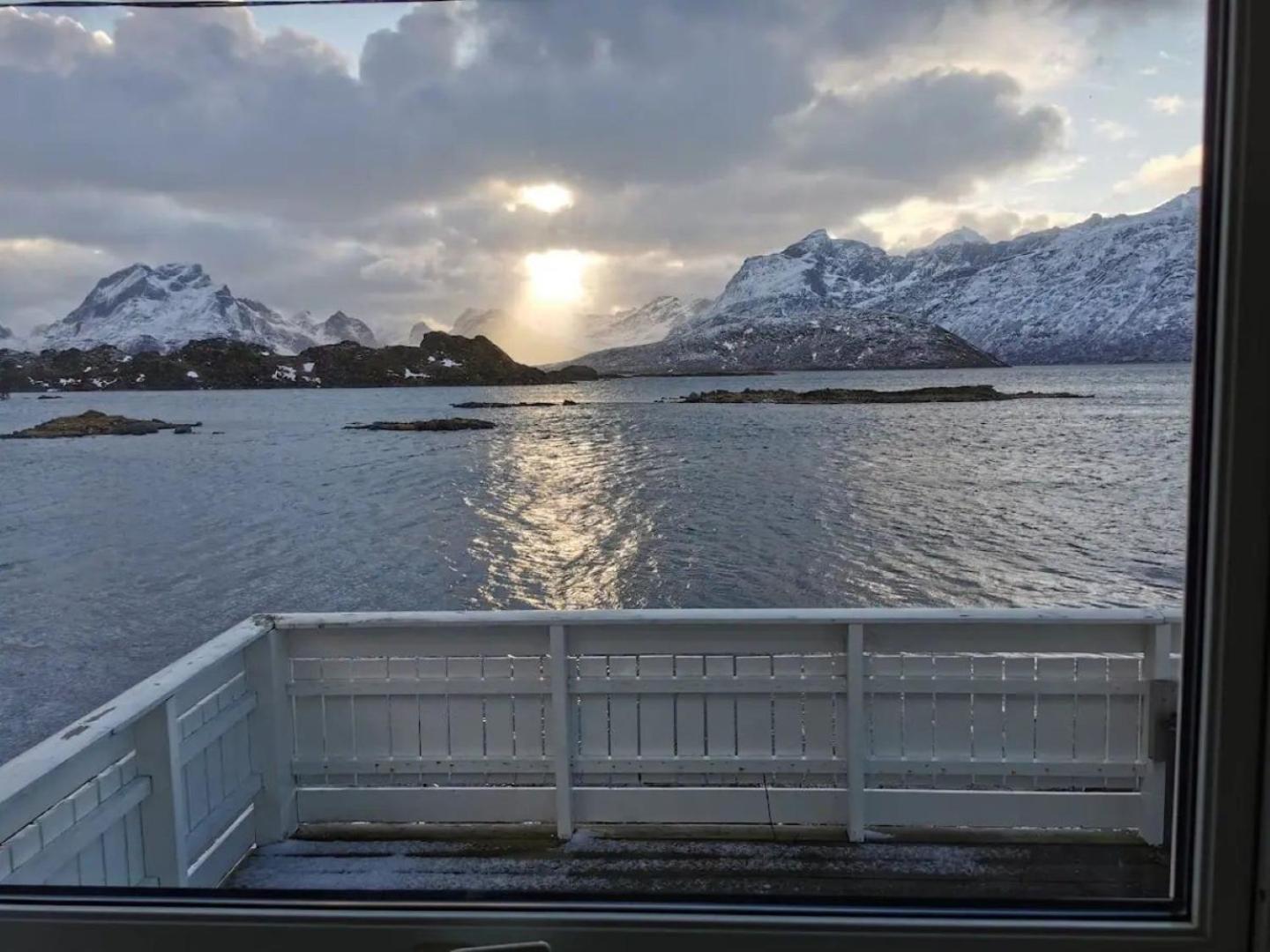 Panoramic Seaview Cabin For Two Persons By The Sea Hovdan Eksteriør bilde